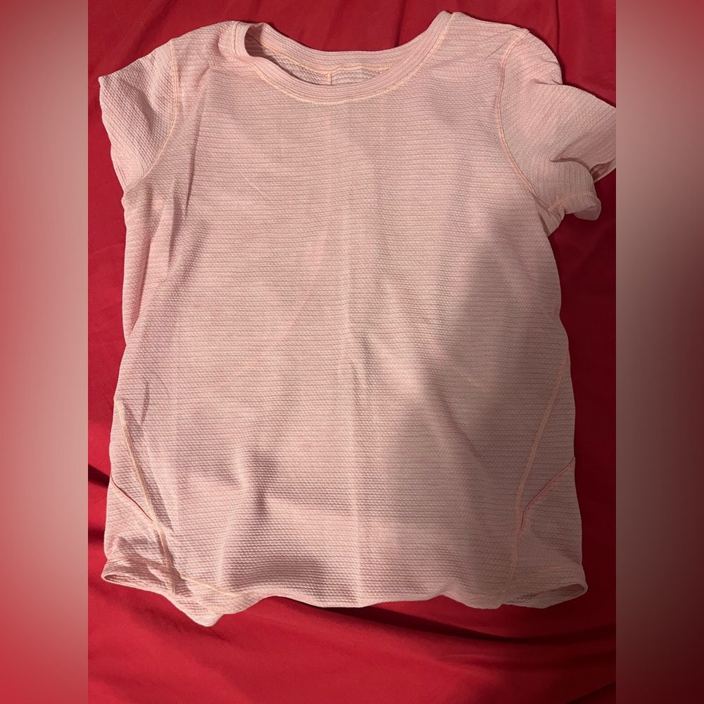 lululemon light pink top